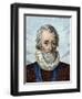 Portrait of Henry IV (1553-1610), King of France-French School-Framed Giclee Print