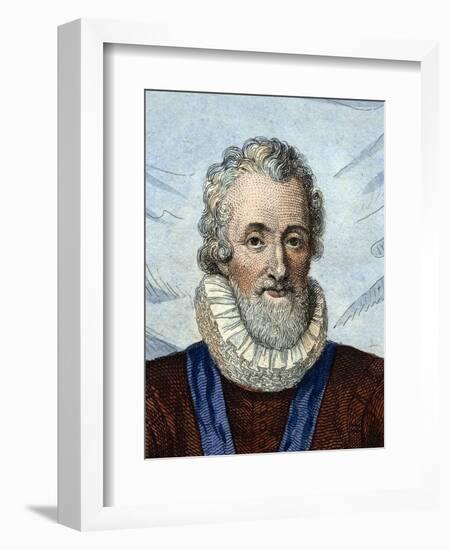 Portrait of Henry IV (1553-1610), King of France-French School-Framed Giclee Print