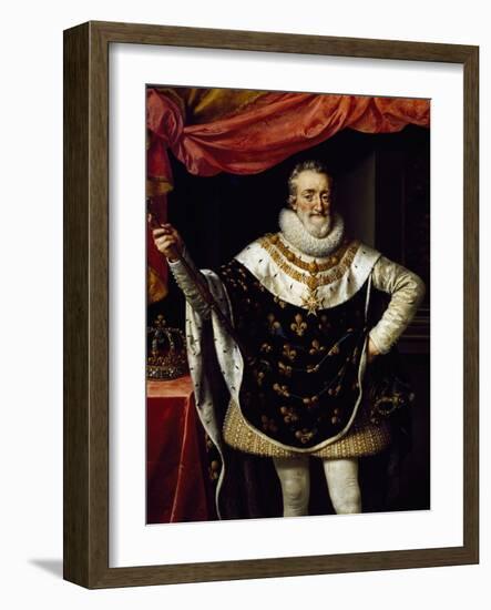 Portrait of Henry IV of France-null-Framed Giclee Print