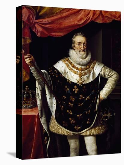 Portrait of Henry IV of France-null-Stretched Canvas