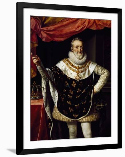 Portrait of Henry IV of France-null-Framed Giclee Print