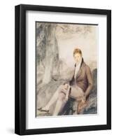 Portrait of Henry John Temple (1784-1865) 3rd Viscount Palmerston, 1802-Thomas Heaphy-Framed Premium Giclee Print