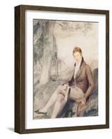 Portrait of Henry John Temple (1784-1865) 3rd Viscount Palmerston, 1802-Thomas Heaphy-Framed Giclee Print