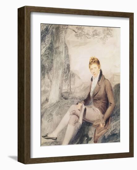Portrait of Henry John Temple (1784-1865) 3rd Viscount Palmerston, 1802-Thomas Heaphy-Framed Giclee Print