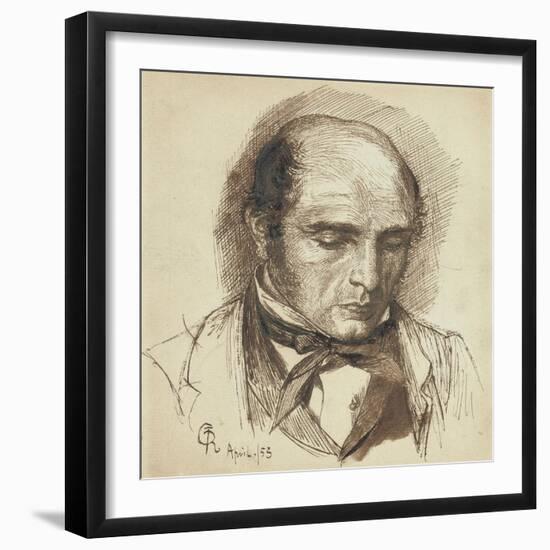 Portrait of Henry Polidori, 1953-Dante Gabriel Charles Rossetti-Framed Giclee Print