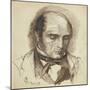 Portrait of Henry Polidori, 1953-Dante Gabriel Charles Rossetti-Mounted Giclee Print