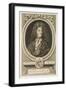 Portrait of Henry Purcell (1659-1695) Engraved by Robert White (1645-1703)-Johann Closterman-Framed Giclee Print