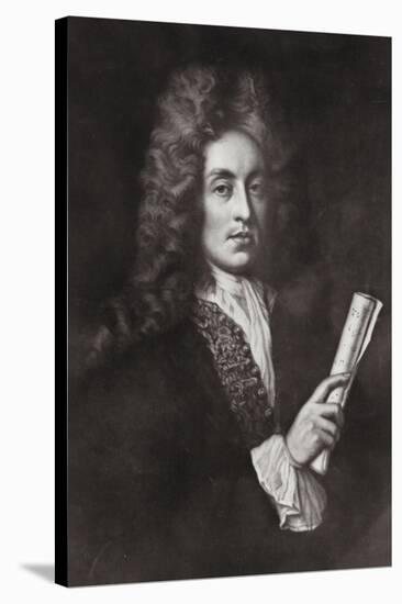 Portrait of Henry Purcell-Johann Closterman-Stretched Canvas