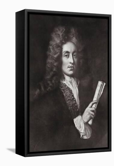 Portrait of Henry Purcell-Johann Closterman-Framed Stretched Canvas