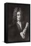 Portrait of Henry Purcell-Johann Closterman-Framed Stretched Canvas