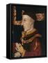 Portrait of Henry V (1387-1422) (During Restoration) (Oil on Panel) (See 99913)-English-Framed Stretched Canvas