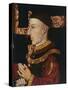 Portrait of Henry V (1387-1422) (During Restoration) (Oil on Panel) (See 99913)-English-Stretched Canvas