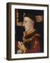 Portrait of Henry V (1387-1422) (During Restoration) (Oil on Panel) (See 99913)-English-Framed Giclee Print