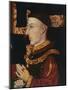 Portrait of Henry V (1387-1422) (During Restoration) (Oil on Panel) (See 99913)-English-Mounted Giclee Print