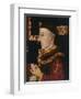 Portrait of Henry V (1387-1422) (During Restoration) (Oil on Panel) (See 99913)-English-Framed Giclee Print