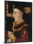 Portrait of Henry V (1387-1422) (During Restoration) (Oil on Panel) (See 99913)-English-Mounted Giclee Print