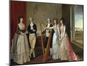 Portrait of Henry Vansittart (died 1787) and his Family-Thomas Hickey-Mounted Giclee Print