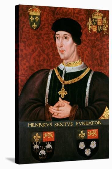 Portrait of Henry VI of England-Francois Clouet-Stretched Canvas