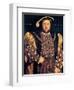 Portrait of Henry VIII (1491-1547) Aged 49, 1540-Hans Holbein the Younger-Framed Premium Giclee Print