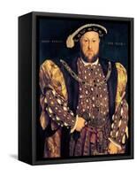 Portrait of Henry VIII (1491-1547) Aged 49, 1540-Hans Holbein the Younger-Framed Stretched Canvas