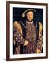 Portrait of Henry VIII (1491-1547) Aged 49, 1540-Hans Holbein the Younger-Framed Giclee Print