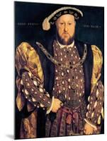 Portrait of Henry VIII (1491-1547) Aged 49, 1540-Hans Holbein the Younger-Mounted Giclee Print