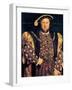 Portrait of Henry VIII (1491-1547) Aged 49, 1540-Hans Holbein the Younger-Framed Giclee Print