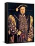 Portrait of Henry VIII (1491-1547) Aged 49, 1540-Hans Holbein the Younger-Framed Stretched Canvas