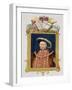 Portrait of Henry VIII as Defender of the Faith from "Memoirs of the Court of Queen Elizabeth"-Sarah Countess Of Essex-Framed Giclee Print