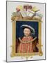 Portrait of Henry VIII as Defender of the Faith from "Memoirs of the Court of Queen Elizabeth"-Sarah Countess Of Essex-Mounted Giclee Print