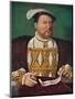 'Portrait of Henry VIII (Hampton Court Palace)', c1530, (1903)-Joos Van Cleve-Mounted Giclee Print