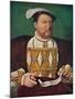 'Portrait of Henry VIII (Hampton Court Palace)', c1530, (1903)-Joos Van Cleve-Mounted Giclee Print