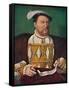 'Portrait of Henry VIII (Hampton Court Palace)', c1530, (1903)-Joos Van Cleve-Framed Stretched Canvas