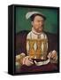 'Portrait of Henry VIII (Hampton Court Palace)', c1530, (1903)-Joos Van Cleve-Framed Stretched Canvas