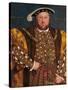 Portrait of Henry VIII-Hans il Giovane Holbein-Stretched Canvas