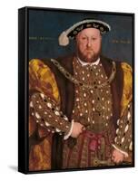 Portrait of Henry VIII-Hans Holbein the Younger-Framed Stretched Canvas