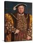Portrait of Henry VIII-Hans Holbein the Younger-Stretched Canvas
