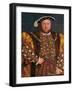 Portrait of Henry VIII-Hans Holbein the Younger-Framed Art Print