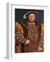 Portrait of Henry VIII-Hans Holbein the Younger-Framed Art Print