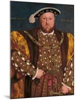 Portrait of Henry VIII-Hans Holbein the Younger-Mounted Art Print