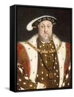Portrait of Henry VIII-Hans Holbein the Younger-Framed Stretched Canvas