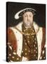 Portrait of Henry VIII-Hans Holbein the Younger-Stretched Canvas