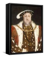 Portrait of Henry VIII-Hans Holbein the Younger-Framed Stretched Canvas