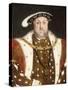 Portrait of Henry VIII-Hans Holbein the Younger-Stretched Canvas