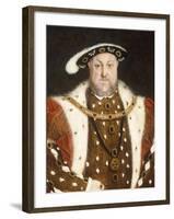 Portrait of Henry VIII-Hans Holbein the Younger-Framed Giclee Print