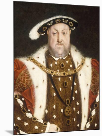 Portrait of Henry VIII-Hans Holbein the Younger-Mounted Giclee Print