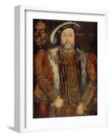 Portrait of Henry Viii-Hans Holbein the Younger-Framed Giclee Print
