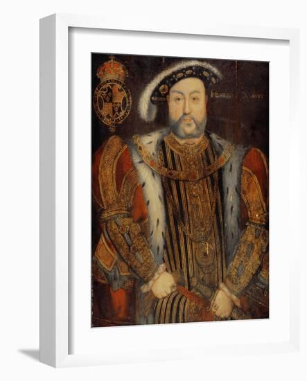 Portrait of Henry Viii-Hans Holbein the Younger-Framed Giclee Print