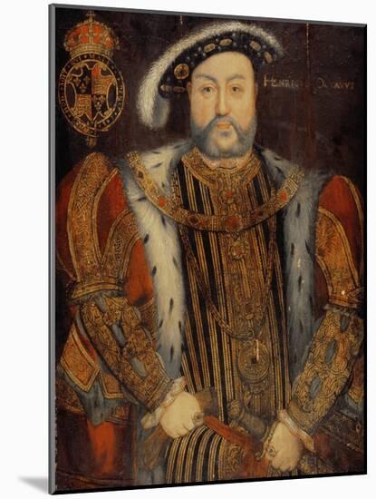 Portrait of Henry Viii-Hans Holbein the Younger-Mounted Giclee Print