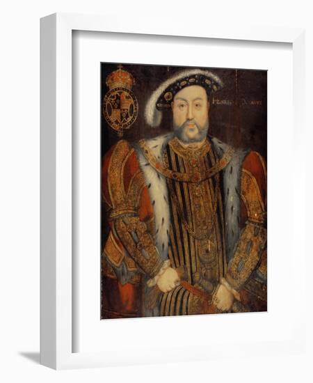 Portrait of Henry Viii-Hans Holbein the Younger-Framed Giclee Print